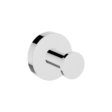 Towels Usa Identity Single Robe Hook, Polished Chrome TO2985683